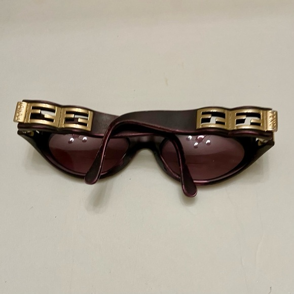 Vintage, Fendi Burgundy Bi-Focal with Case (5.5in x 1.75in x 2.5in) - Picture 3 of 14